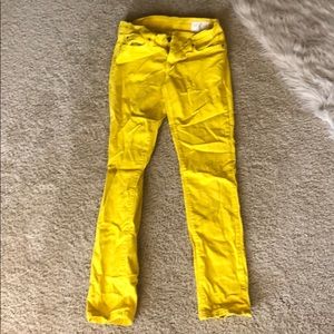 Yellow jeans